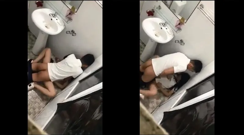 Con ghệ say xỉn và gấu trong phòng tắm nhà hàng